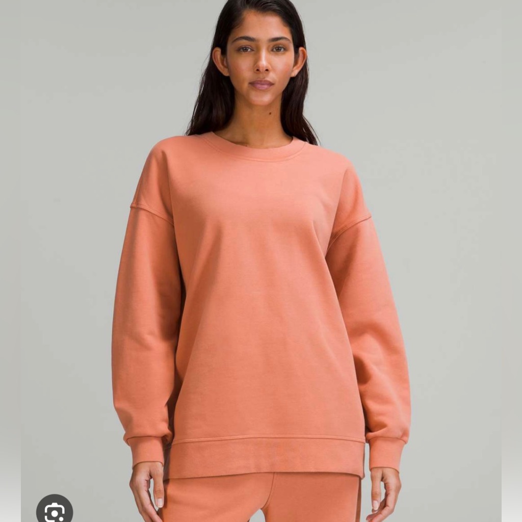 Lululemon Perfectly Oversized Crew Pink Savannah